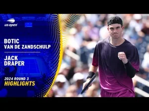 Vidéo: Les meilleurs moments du match Draper vs Van de Zandschulp au 3ème tour de l&rsquo;US Open.