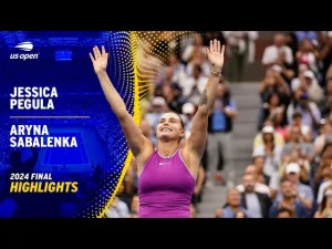 Vidéo: Regardez Sabalenka remporter son premier titre à l&rsquo;US Open en battant Pegula après une grande bataille.