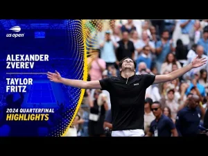 Vidéo: Temps forts de Fritz contre Zverev en quarts de finale de l&rsquo;US Open.