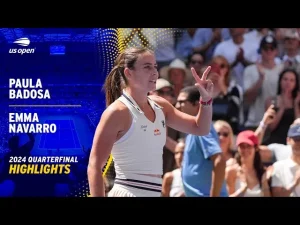 Vidéo: Temps forts de Navarro contre Badosa en quart de finale de l&rsquo;US Open.
