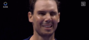 6 Kings Slam, Vidéos > L&rsquo;accolade très émouvante entre Djokovic et Nadal au filet