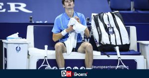 Alexander Blockx, 19 ans, impuissant face à Arthur Rinderknech au premier tour de l&rsquo;European Open : « J&rsquo;essayerai de faire mieux la prochaine fois »