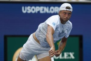 Alexandre Müller bute sur Andrey Rublev au tournoi de Stockholm