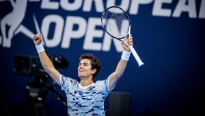 « Incroyable de ma qualifier ici »: le Belge Gilles-Arnaud Bailly exulte après son exploit à l&rsquo;ATP d&rsquo;Anvers