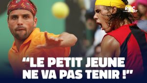 « Le petit jeune, il ne va pas tenir », Clément raconte son premier match (perdu) contre Nadal