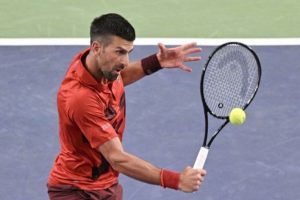 Retour gagnant de Novak Djokovic