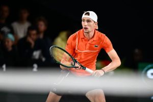 Ugo Humbert aux anges après son exploit contre Carlos Alcaraz (Rolex Paris Masters)