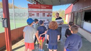 Une fresque écologique au Tennis Club de L’Isle-Jourdain