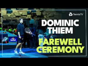 Vidéo: Cérémonie d&rsquo;adieu de Dominic Thiem après sa défaite à Vienne