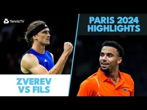 Vidéo: Moments forts de Zverev contre Fils en huitièmes de finale à Paris-Bercy