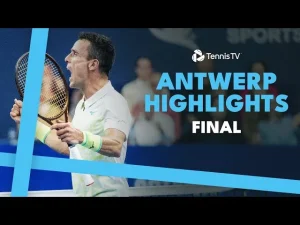 Vidéo: Moments forts du match Bautista Agut contre Lehecka en finale à Anvers.