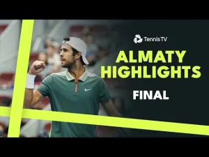 Vidéo: Moments forts du match Khachanov contre Diallo en finale à Almaty