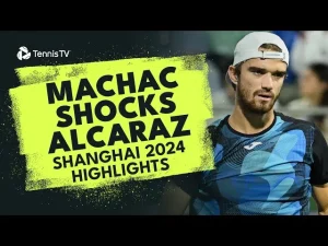 Vidéo: Temps forts du match Alcaraz contre Machac en quart de finale à Shanghai