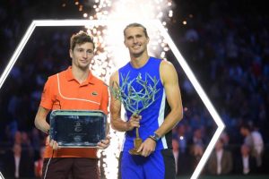 Alexander Zverev trop fort pour Ugo Humbert en finale du Rolex Paris Masters