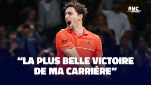 “C’est la plus belle victoire de ma carrière”, se réjouit Humbert après sa victoire face à Alcaraz