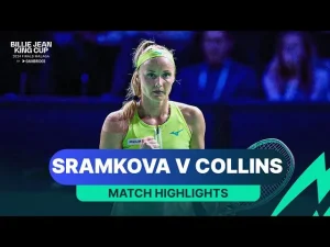 Collins contre Sramkova, Slovaquie contre États-Unis, Coupe Billie Jean King 2024