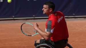 Magnifique: Joachim Gérard remporte le Masters en double de tennis en fauteuil roulant