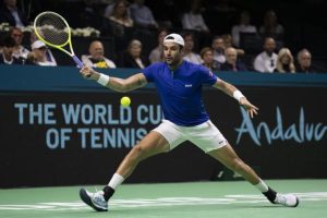 Matteo Berrettini donne l&rsquo;avantage à l&rsquo;Italie face à l&rsquo;Australie en demi-finales de la Coupe Davis