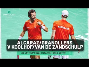 Moments forts d&rsquo;Alcaraz/Granollers contre Koolhof/Van de Zandschulp, Espagne contre Pays-Bas, Coupe Davis 2024