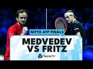 Moments forts du match Fritz contre Medvedev en phase de groupe des ATP Finals (Masters)