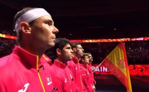 Nadal au bord des larmes pendant l’hymne espagnol en Coupe Davis