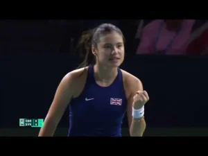 Temps forts du match Raducanu contre Hruncakova, Grande-Bretagne contre Slovaquie, Billie Jean King Cup 2024