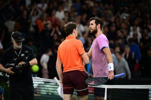 Ugo Humbert s&rsquo;excuse pour son comportement face à Karen Khachanov au Rolex Paris Master