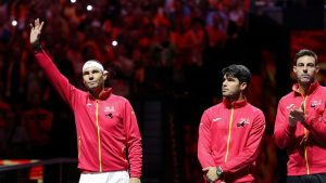 VIDEO. Rafael Nadal : le champion bouleversé pendant l’hymne espagnol avant son match de Coupe Davis