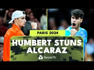 Vidéo: Moments forts de Humbert contre Alcaraz en huitièmes de finale à Paris-Bercy