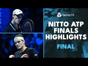 Vidéo: Moments forts du duel Sinner contre Fritz lors de la finale des ATP Finals (Masters)