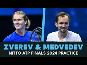 Vidéo: Regardez la séance d&rsquo;entraînement entre Medvedev et Zverev à Turin avant les ATP Finals (Masters)