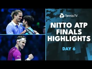 Vidéo: Ruud contre Rublev, Alcaraz contre Zverev, les moments forts de la journée 6 à Turin (ATP Finals)