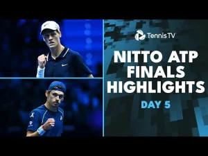 Vidéo: Sinner vs Medvedev, Fritz vs De Minaur, moments forts de la cinquième journée à Turin (Finales ATP)