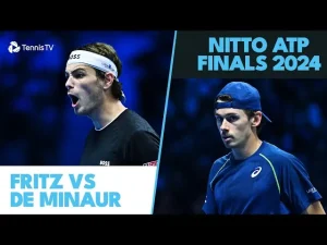 Vidéo: Temps forts du match entre Fritz et De Minaur lors de la phase de groupes des ATP Finals (Masters)