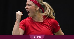 Ysaline Bonaventure avec l&rsquo;équipe belge de Billie Jean King Cup qui doit affronter la Chine ce week-end : « Je suis un peu la maman du groupe »