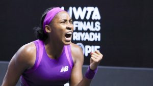 l&rsquo;Américaine Coco Gauff gagne son premier Masters WTA à seulement 20 ans après une finale renversante