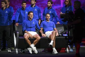 l&rsquo;hommage de Roger Federer à Rafael Nadal avant sa retraite (Tennis)