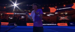 Next Gen ATP Finals, Vidéos > Mensik à l&rsquo;arbitre lors de son match contre Arthur Fils : « On m&rsquo;a dit de faire un contrôle antidopage pendant ma pause toilettes »