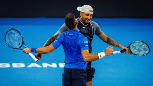 quand Kyrgios et Djokovic font le show pour leur premier match en double