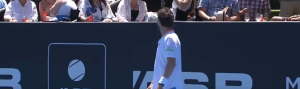 ATP – Auckland, Vidéos > Norrie, toujours aussi mauvais joueur, met en danger une spectatrice : « Je n&rsquo;avais jamais fait quelque chose comme ça… »