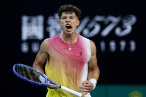 Ben Shelton, plus fort que Lorenzo Musetti, rejoint Gaël Monfils en 8es de l&rsquo;Open d&rsquo;Australie