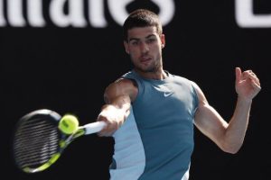 Carlos Alcaraz avant d&rsquo;affronter Novak Djokovic en quarts de l&rsquo;Open d&rsquo;Australie
