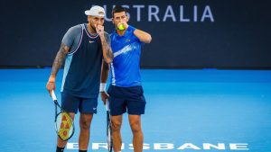 Déjà le point de l&rsquo;année en tennis? L&rsquo;incroyable échange perdu par la paire Djokovic-Kyrgios en double à Brisbane