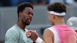 « Il a réussi à plus que m&rsquo;épuiser », les explications d&rsquo;un Monfils « au bout du rouleau » après son abandon face à Shelton