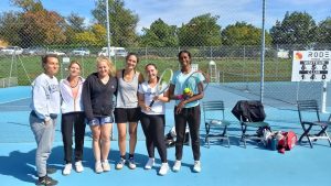Les féminines du tennis club Firmi-Decazeville à fond dans la compétition