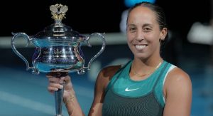 Open d&rsquo;Australie > Le conseil de Madison Keys, après son sacre, à Zverev : « Bon, à un moment, il faut peut-être juste laisser sortir le stress qui consiste à se demander s&rsquo;il en gagnera un, un jour. Qu&rsquo;il ne s&rsquo;inquiète pas de ça, qu&rsquo;il joue juste au tennis »