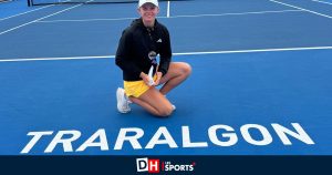 Un grand espoir du tennis belge frappe fort avant l&rsquo;Australian Open