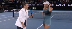 Vidéos, Open d&rsquo;Australie > L&rsquo;interview très gênante de Madison Keys après sa victoire face à Iga Swiatek en demi-finales