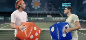 Insolite, Vidéos, ATP – Rotterdam > Alcaraz et Tsitsipas se tapent un bon délire, on applaudit des deux mains