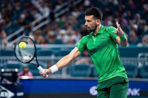Le quart de finale Novak Djokovic